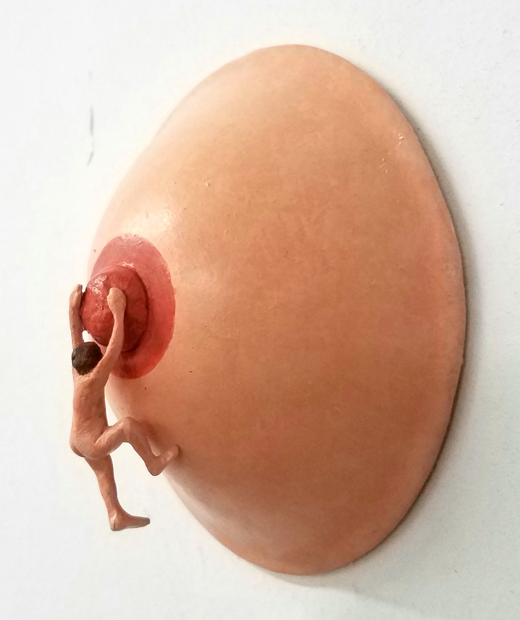 Tiny Man Climbing